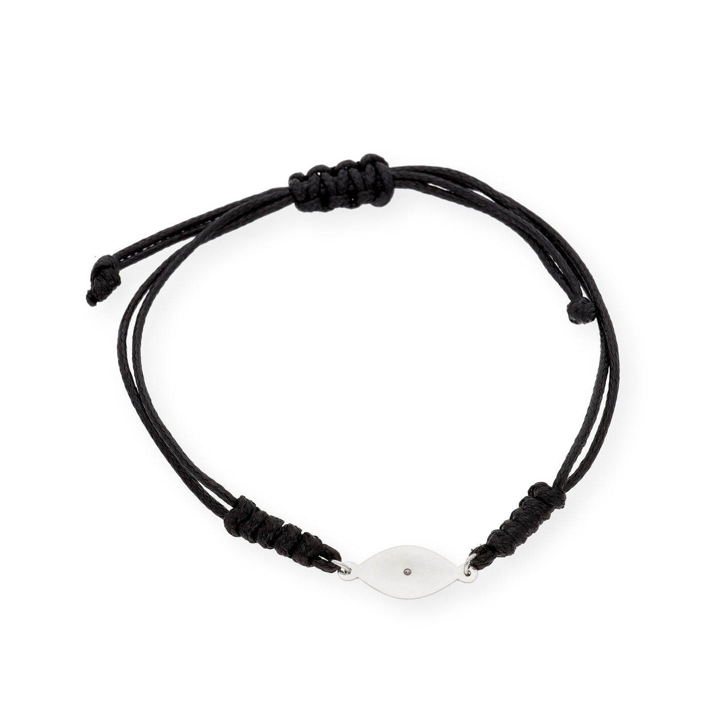 Pulsera Marlene Modelo Ojo Turco en Plata 925 y Esmalte con Diamante