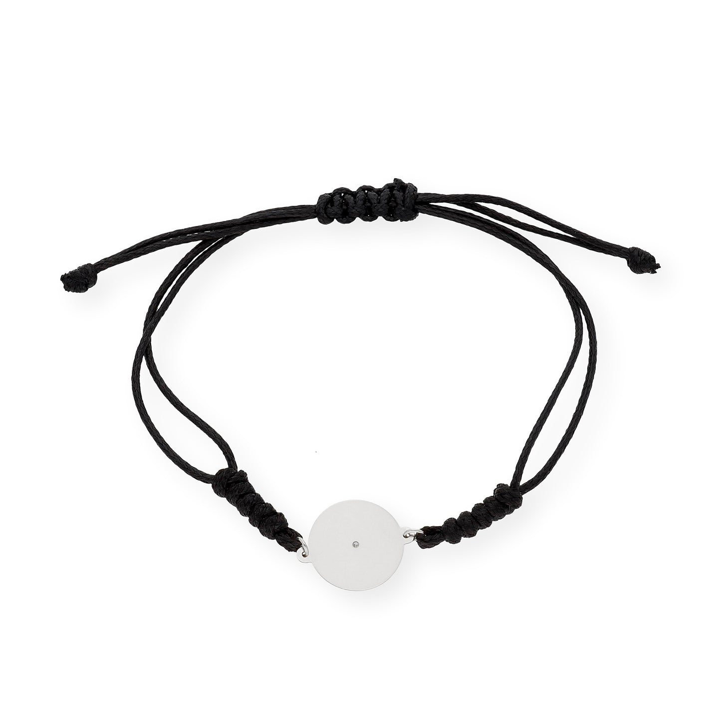 Pulsera Marlene Modelo Trébol en Plata 925 y Esmalte con Diamante