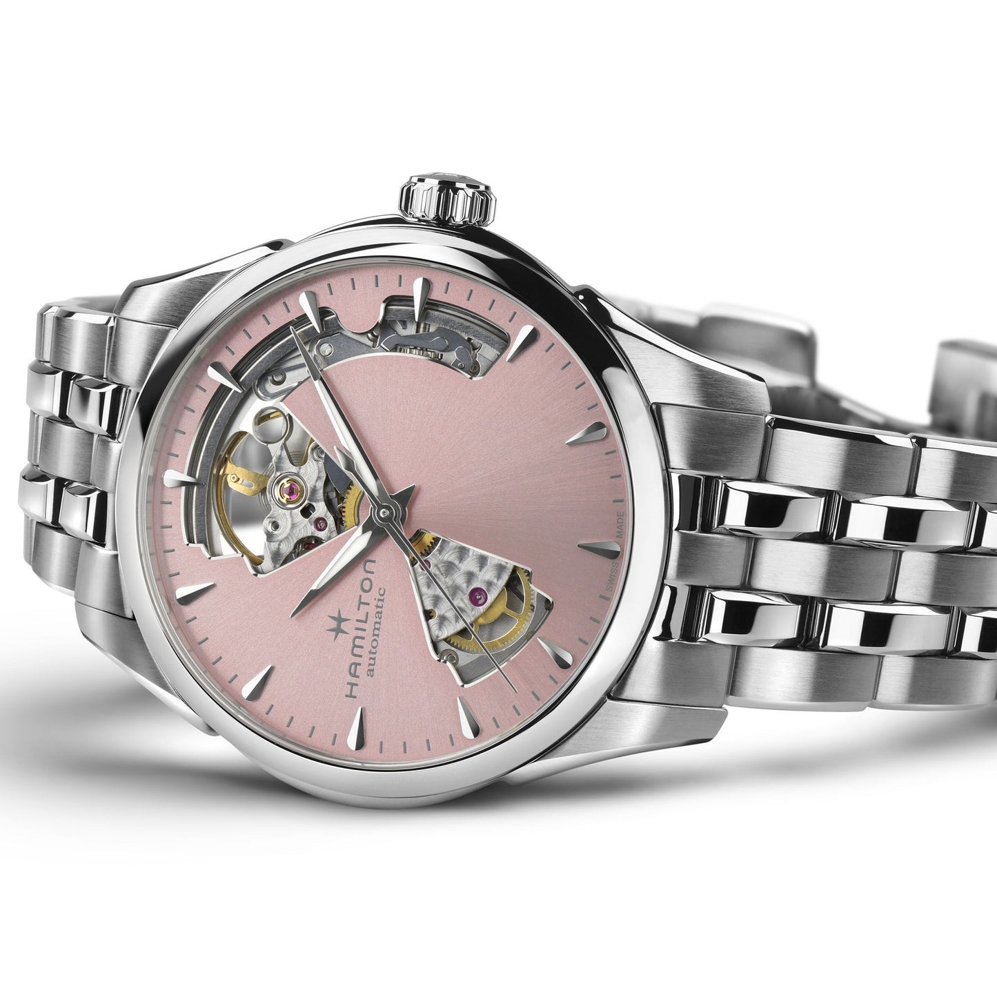 Reloj Hamilton Jazzmaster Open Heart Lady Auto H32215170