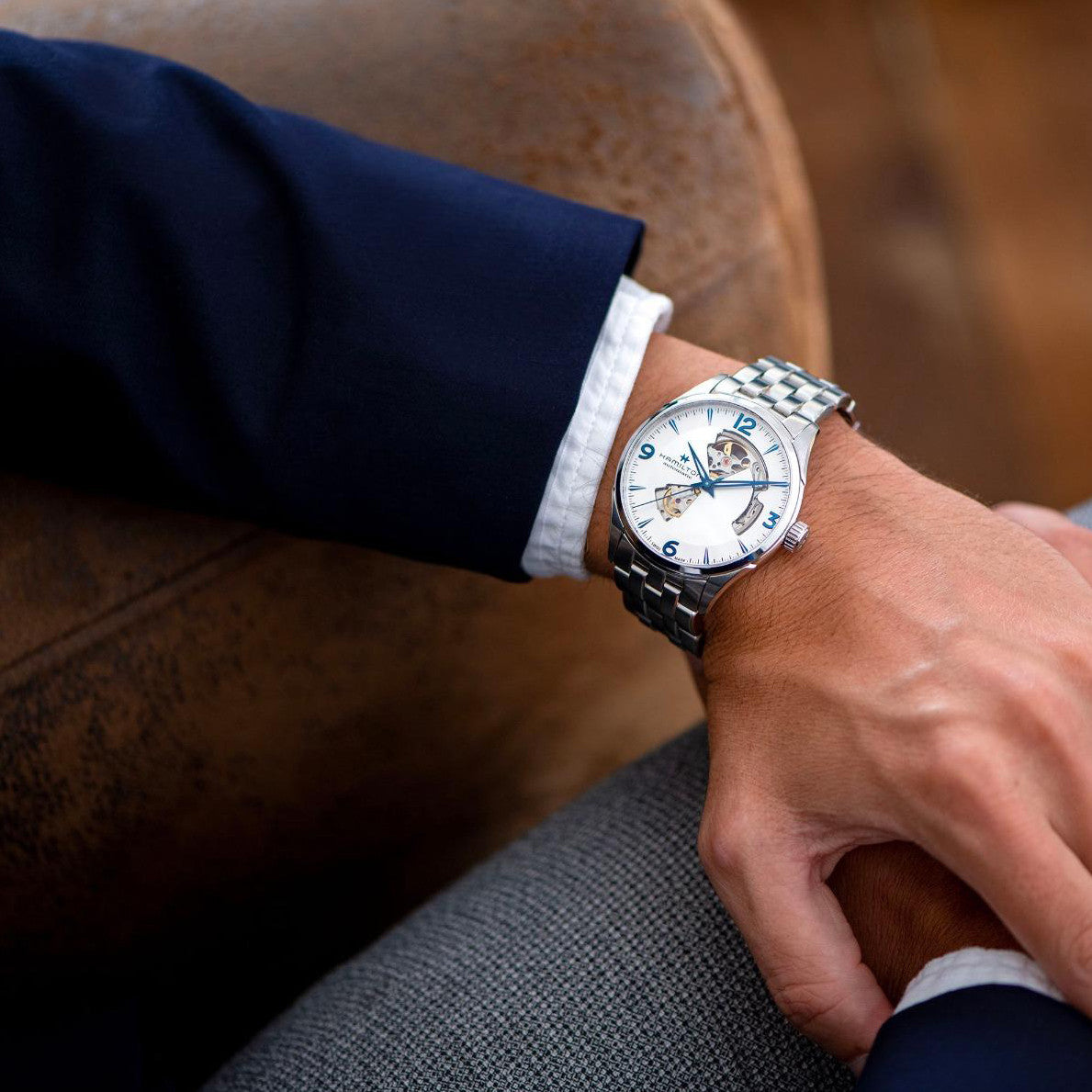 Reloj Hamilton Jazzmaster Open Heart H32705152