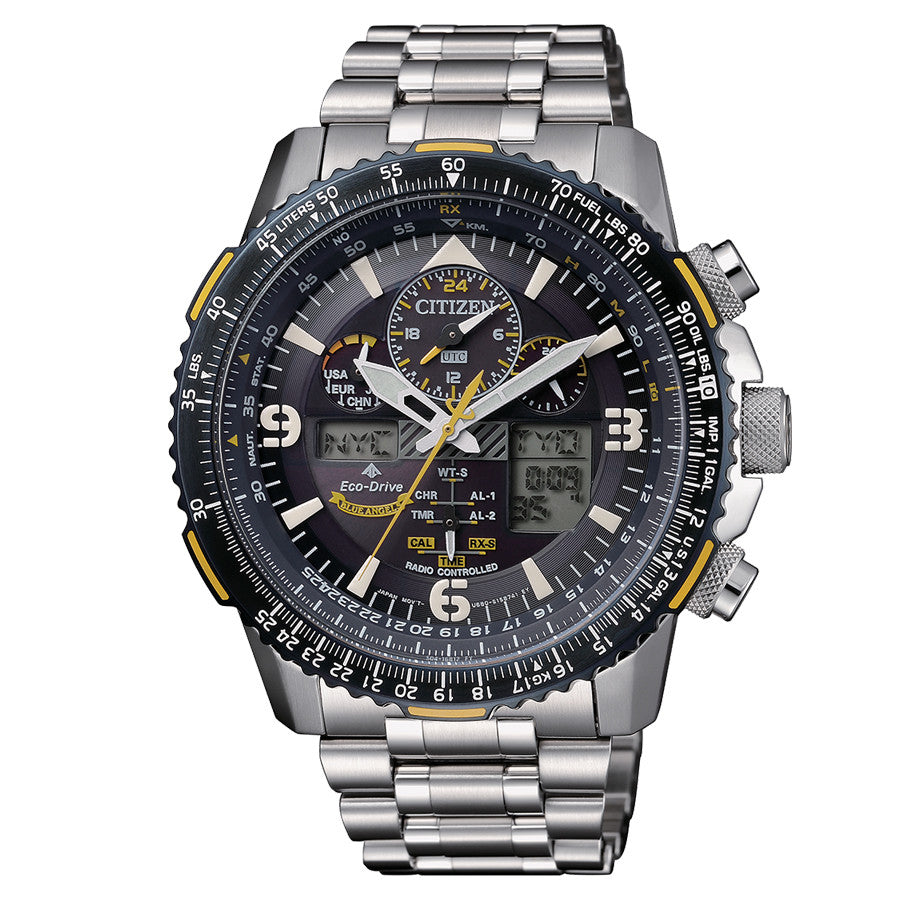 Reloj Citizen RadioControl Blue Angels SkyHawk Edición Limitada JY8078-52L
