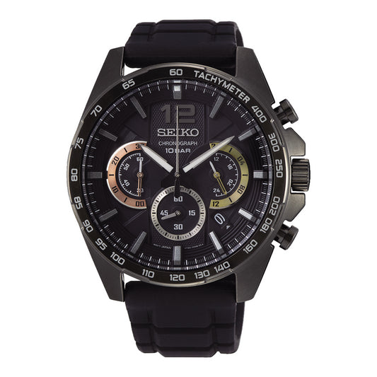 Reloj Seiko Neo Sports Cuarzo Crono IP Negro SSB349P1
