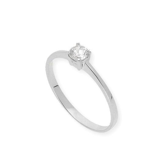 Solitario de Compromiso con Diamante 0,70ct Color H y Pureza SI1 en Oro 18K