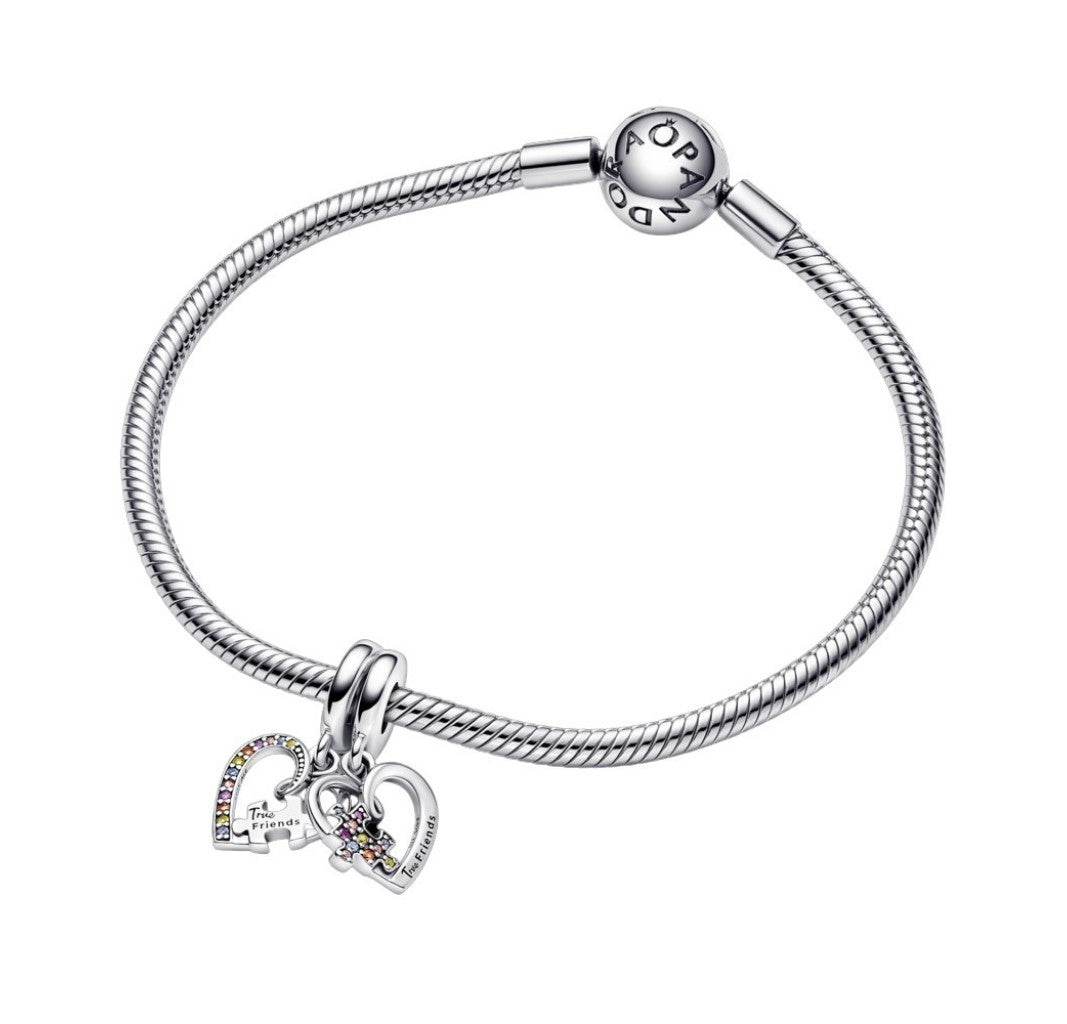 Charm Colgante Divisible Puzzle Corazones de la Amistad 792239C01