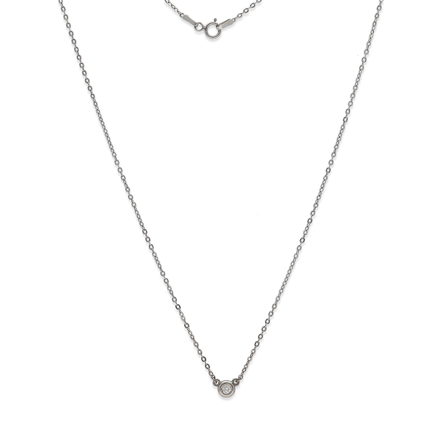Collar Cloe de Oro 18K y Diamante