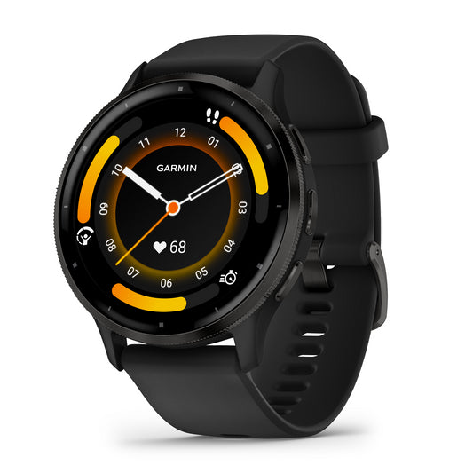 Reloj Garmin Venu 3 Negro y Correa de Silicona Negra 010-02784-01