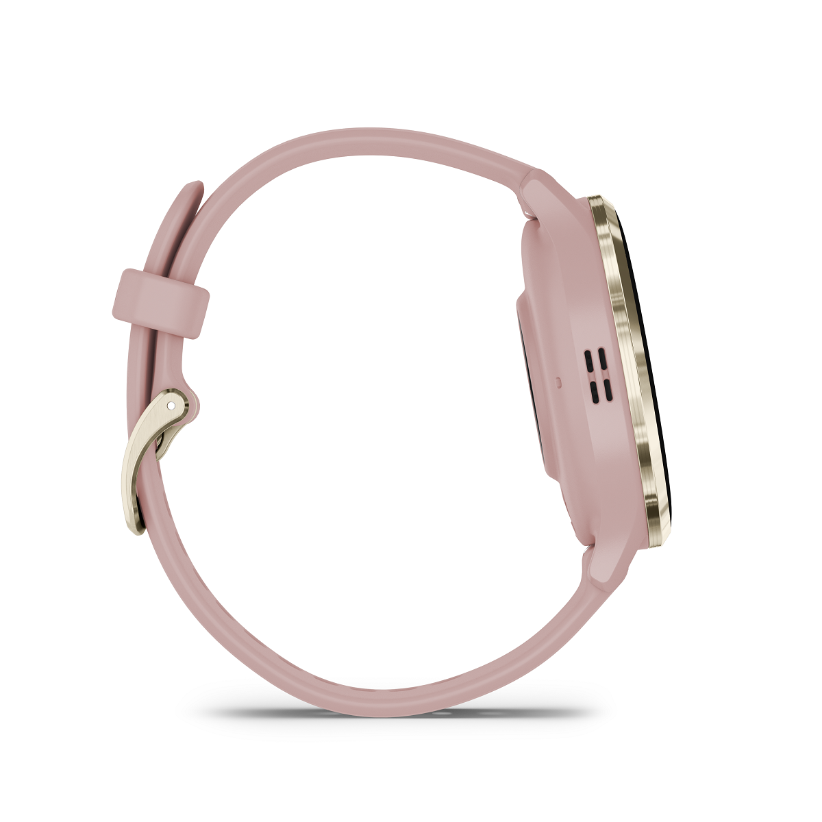Reloj Garmin Venu 3S Beige Gold y Correa de Silicona Rosa Gold 010-02785-03