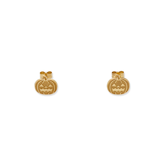 Pendientes Calabaza en Plata 925 y Baño Oro 18k