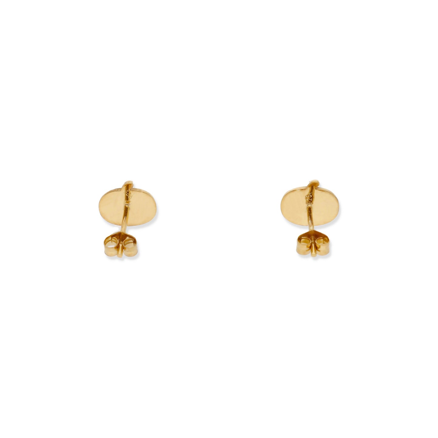 Pendientes Calabaza en Plata 925 y Baño Oro 18k