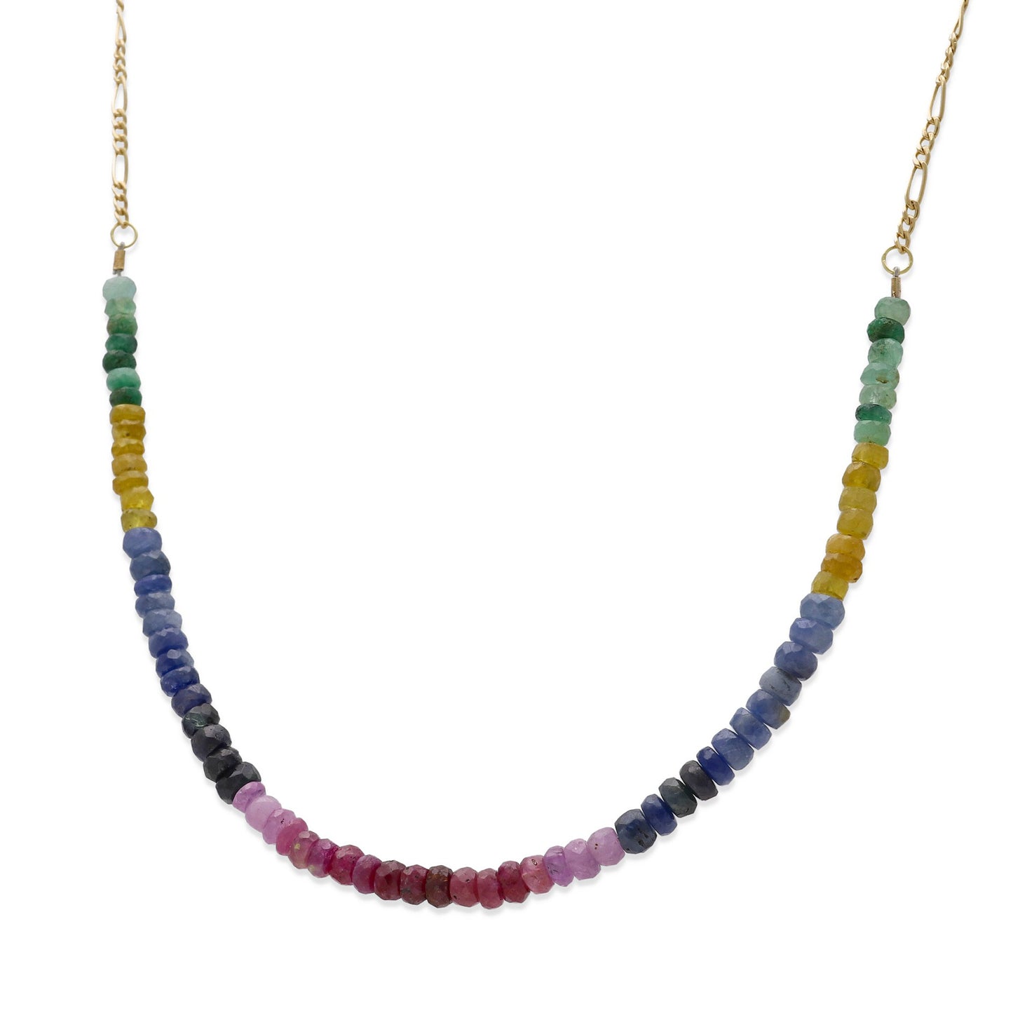 Gargantilla Cleopatra en Oro 18k y Turmalinas de Color