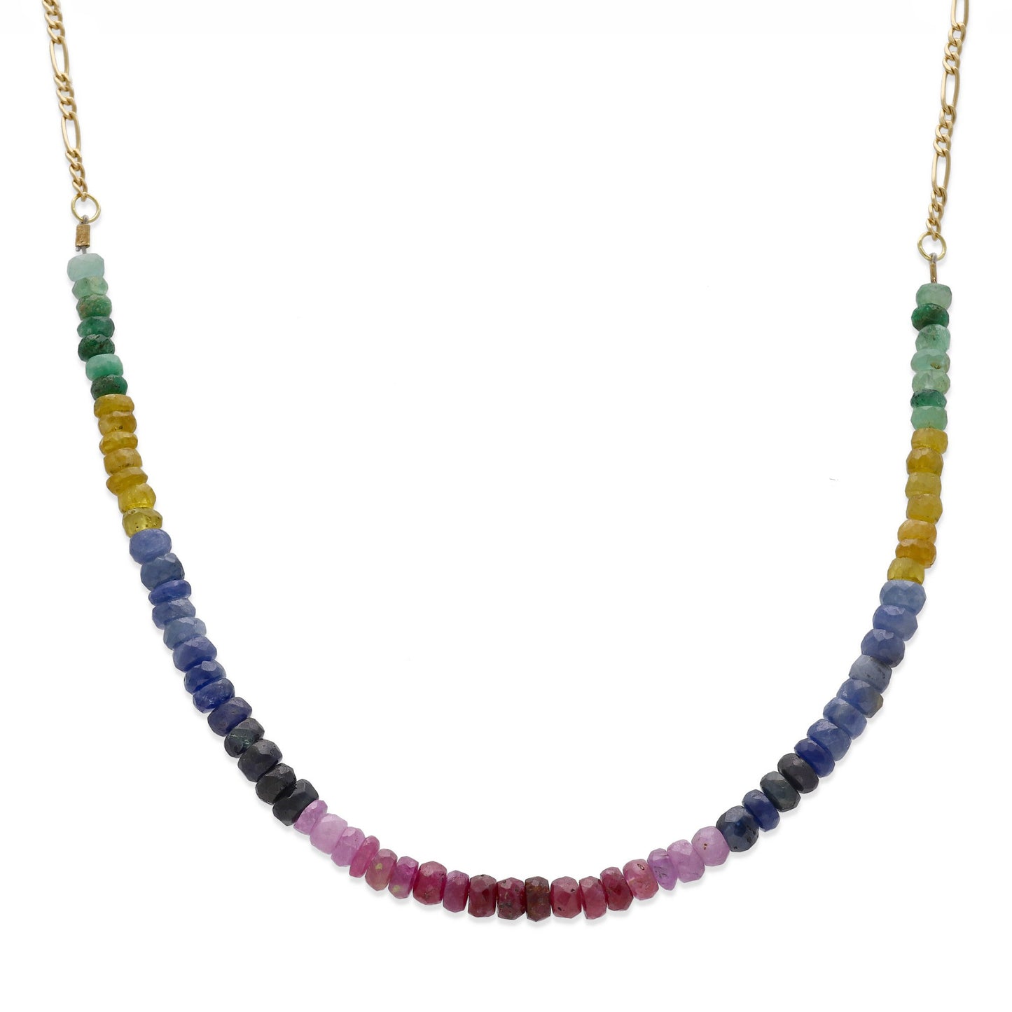 Gargantilla Cleopatra en Oro 18k y Turmalinas de Color