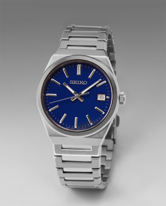 Reloj Seiko Neo Classic 3 Agujas C. Zafiro Azul SUR555P1
