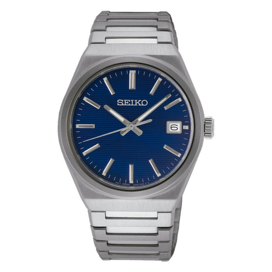 Reloj Seiko Neo Classic 3 Agujas C. Zafiro Azul SUR555P1