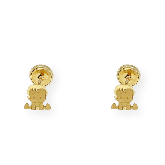 Pendientes Bebé niña Oro 18k