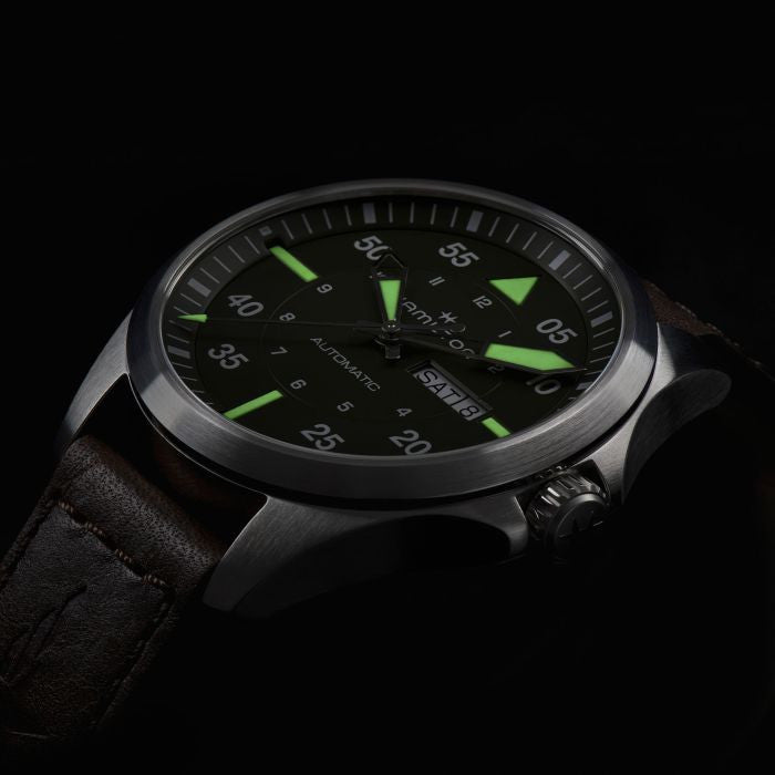 Reloj Hamilton Khaki Aviation Pilot Day Date Auto H64635560