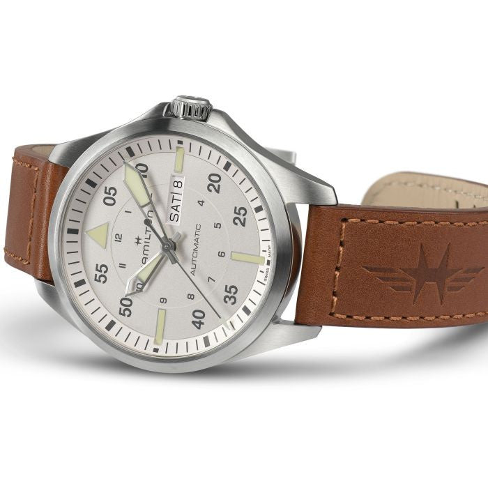 Reloj Hamilton Khaki Aviation Pilot Day Date Auto H64635550