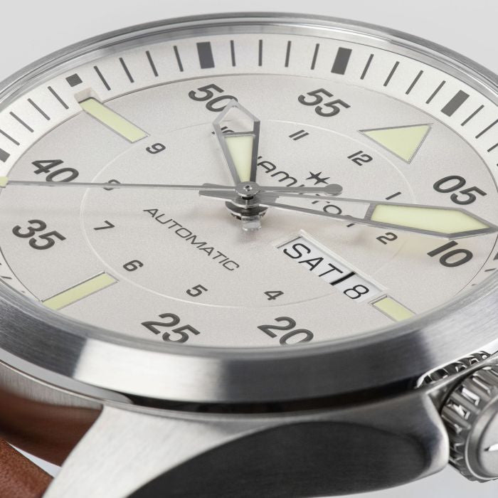 Reloj Hamilton Khaki Aviation Pilot Day Date Auto H64635550
