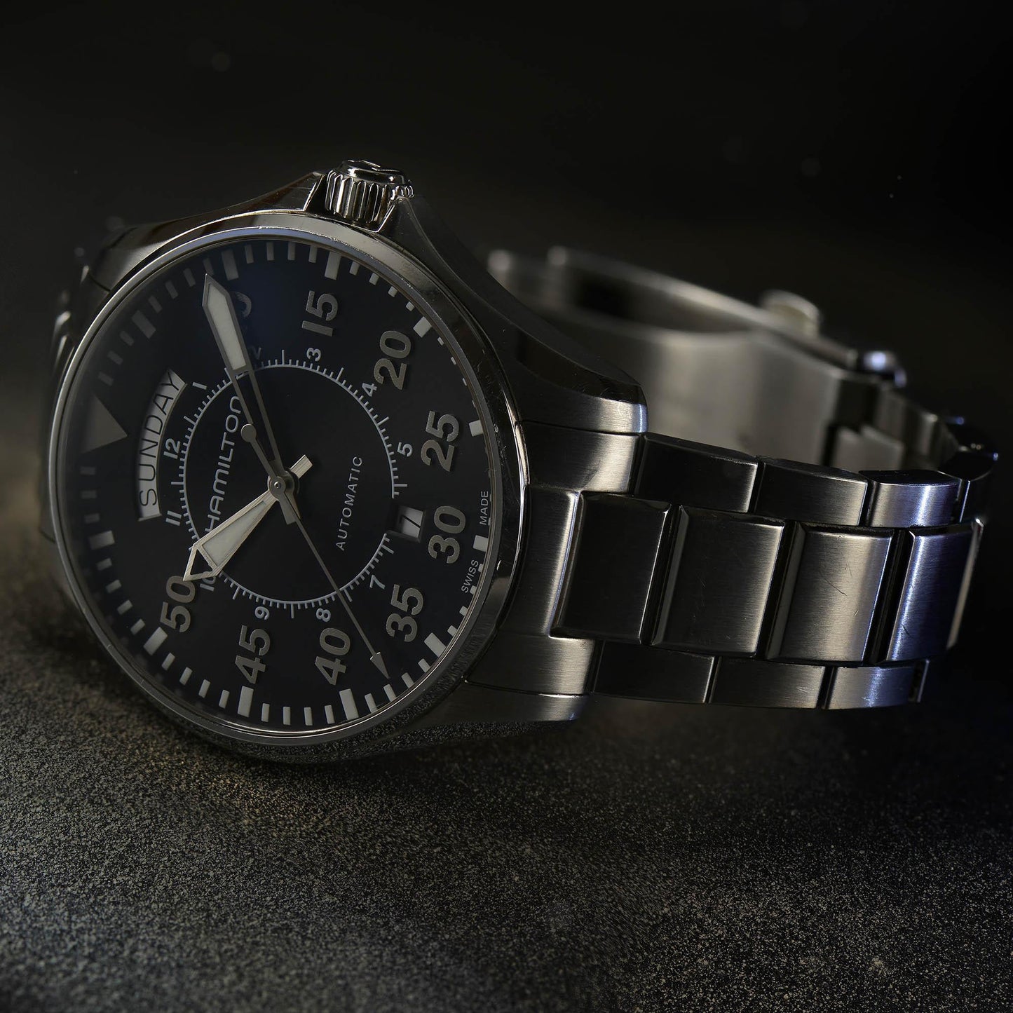 Reloj Hamilton Khaki Aviation Pilot Day Date Auto H64615135