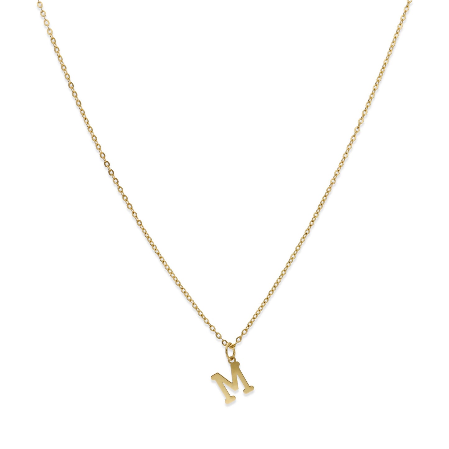 Colgante Inicial en Oro 18K Modelo Jolly