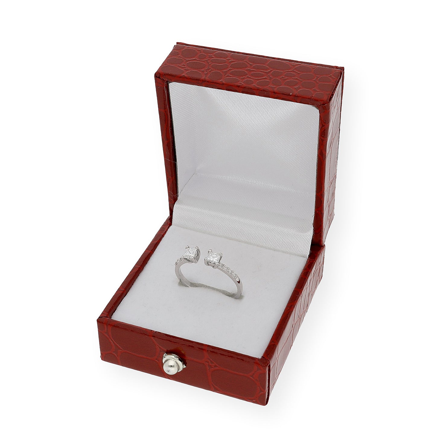 Anillo Uriel Oro Blanco 18k y Diamantes