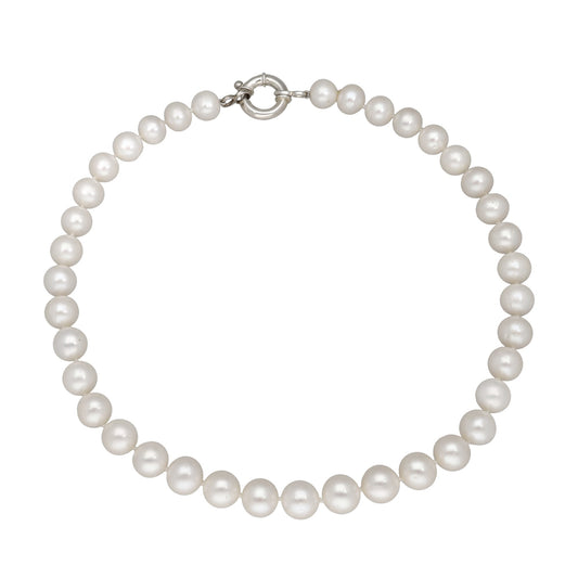 Collar de Perlas Freshwaters y Cierre de Plata de Ley 925 Modelo Elisabeth