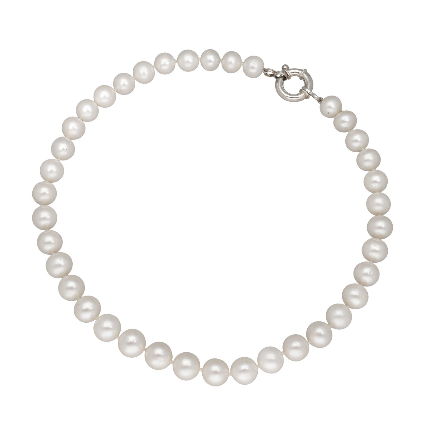 Collar de Perlas Freshwaters y Cierre de Plata de Ley 925 Modelo Elisabeth