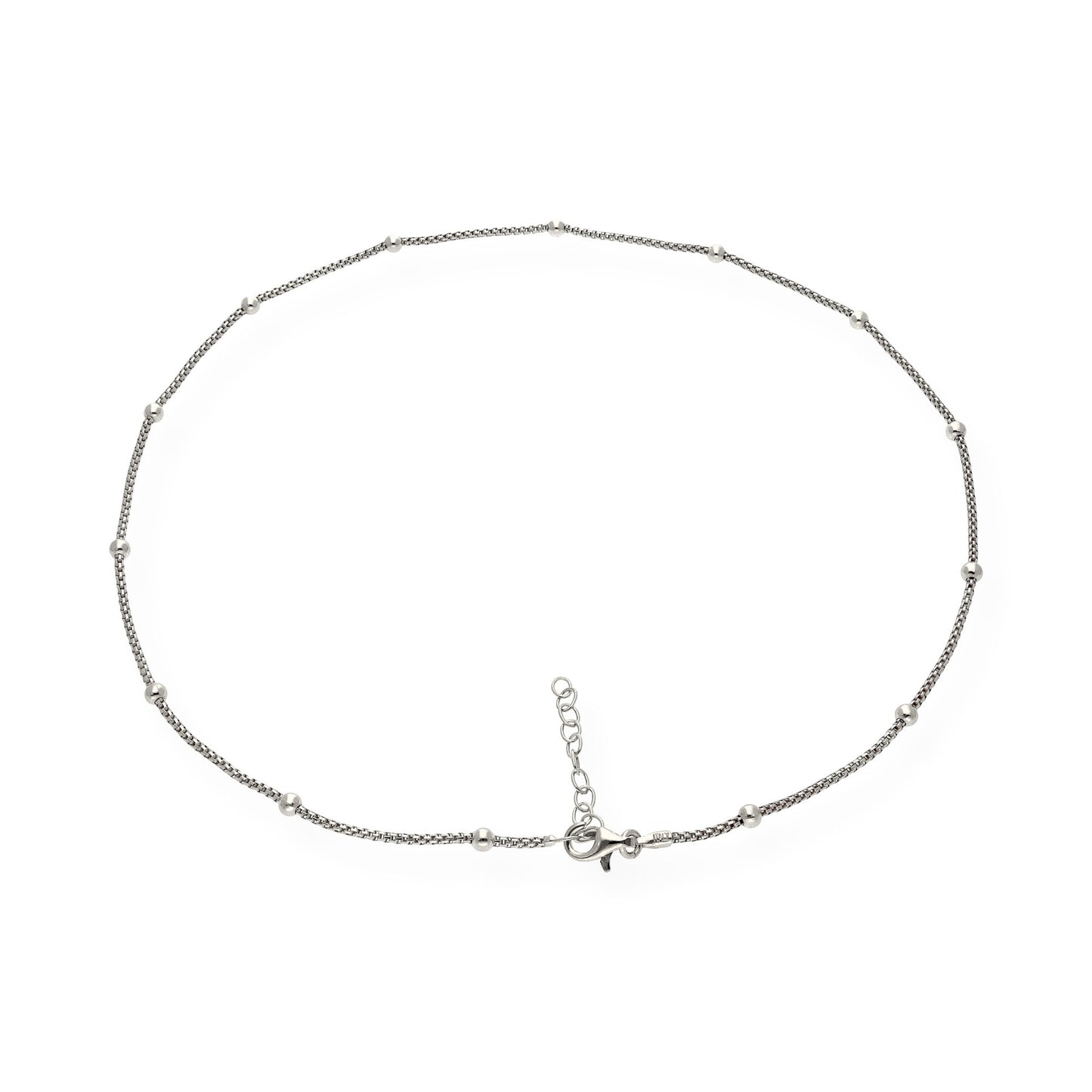 Gargantilla de Bolitas en Plata de Ley 925