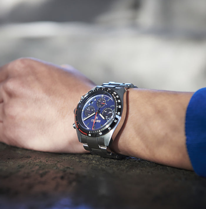 Reloj Seiko Prospex Speedtimer Crono Solar Azul SSC815P1