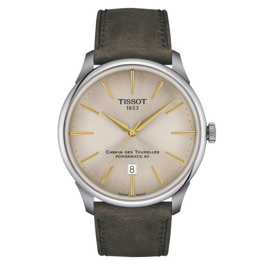 Reloj Tissot Chemin Des Tourelles Powermatic 80 42mm T139.407.16.261.00