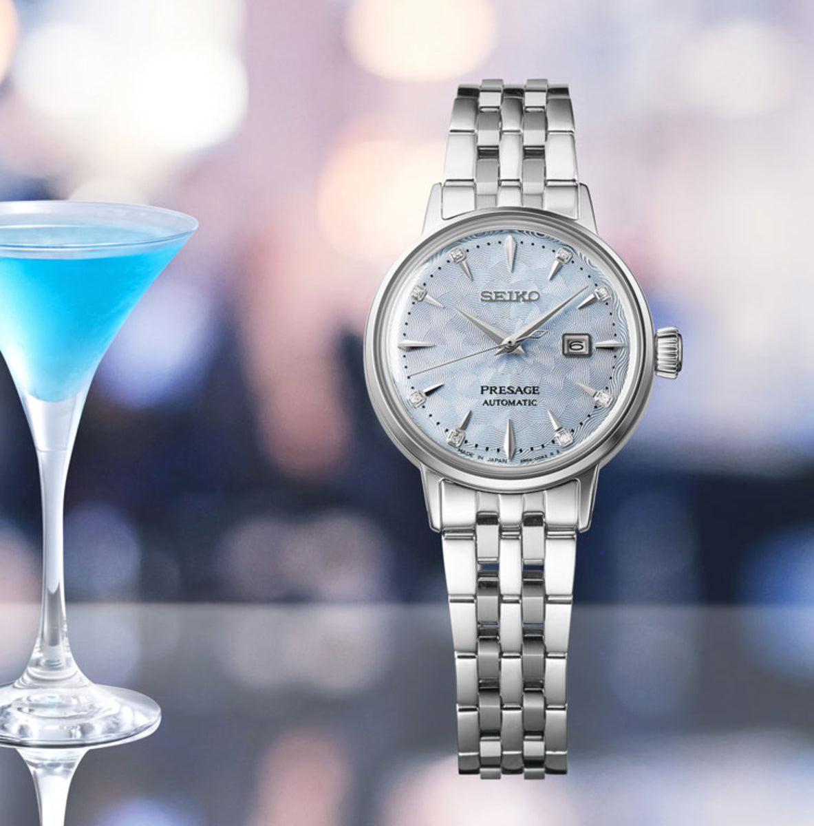 Reloj Seiko Presage Cocktail Automático Mujer SRE007J1