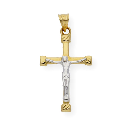 Cruz Con Cristo Primera Comunión de oro