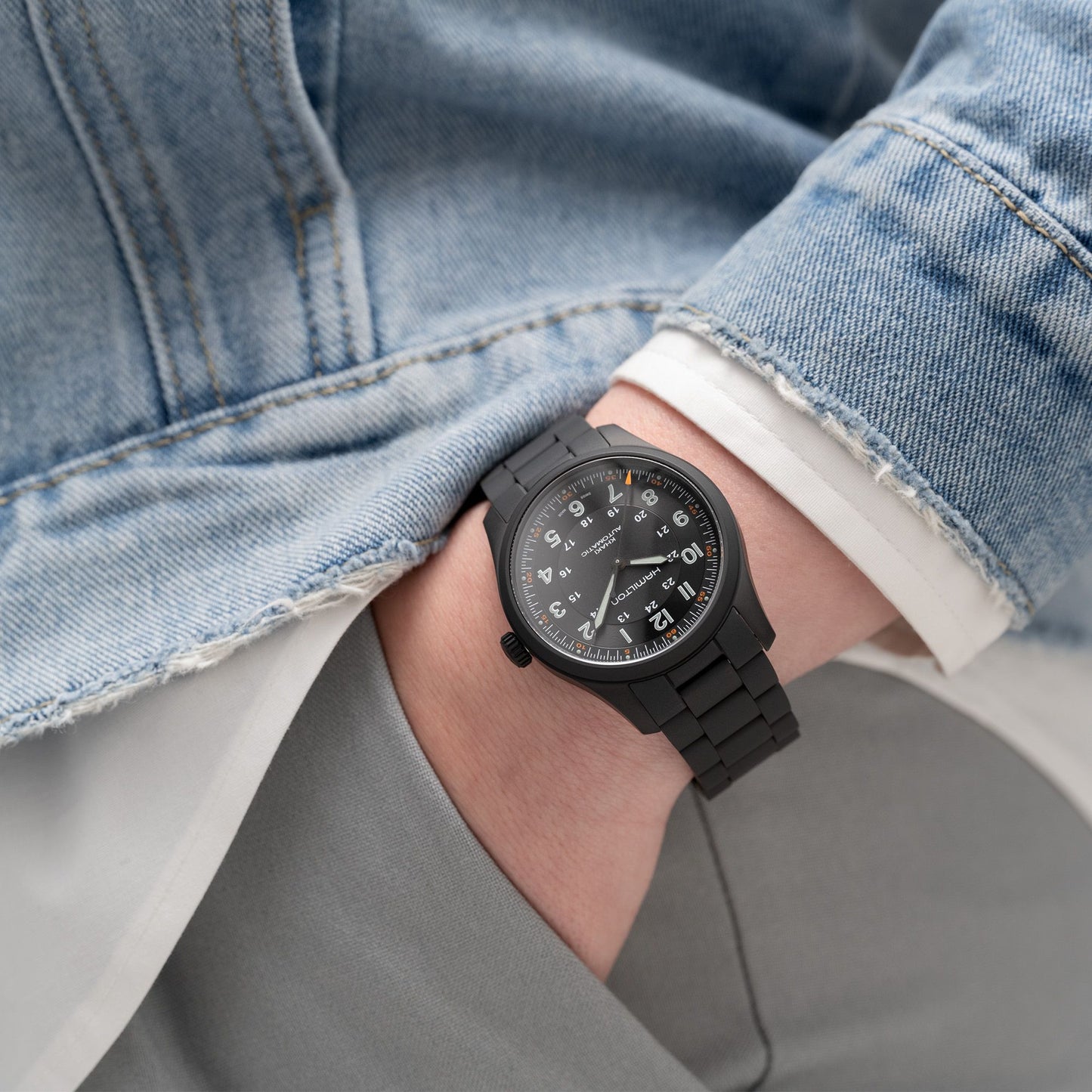 Reloj Hamilton Khaki Field Titanium Auto H70665130