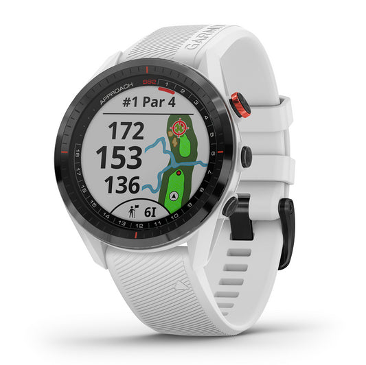 Reloj Garmin Approach S62 Negro con Correa Blanca 010-02200-01