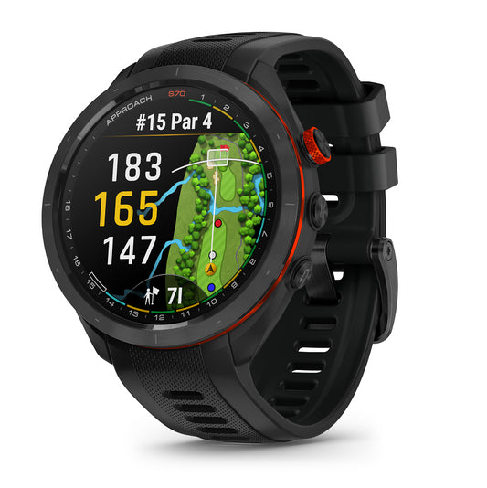 Reloj Garmin Approach S70 47mm Negro con Correa Negra 010-02746-12