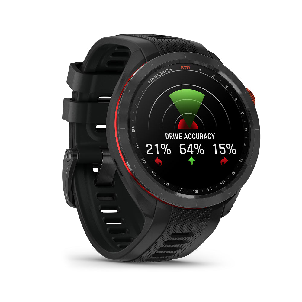 Reloj Garmin Approach S70 47mm Negro con Correa Negra 010-02746-12