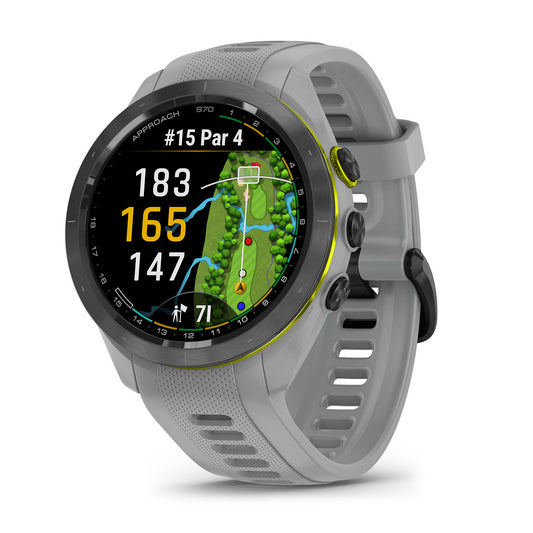 Reloj Garmin Approach S70 42mm Negro con Correa Gris 010-02746-11