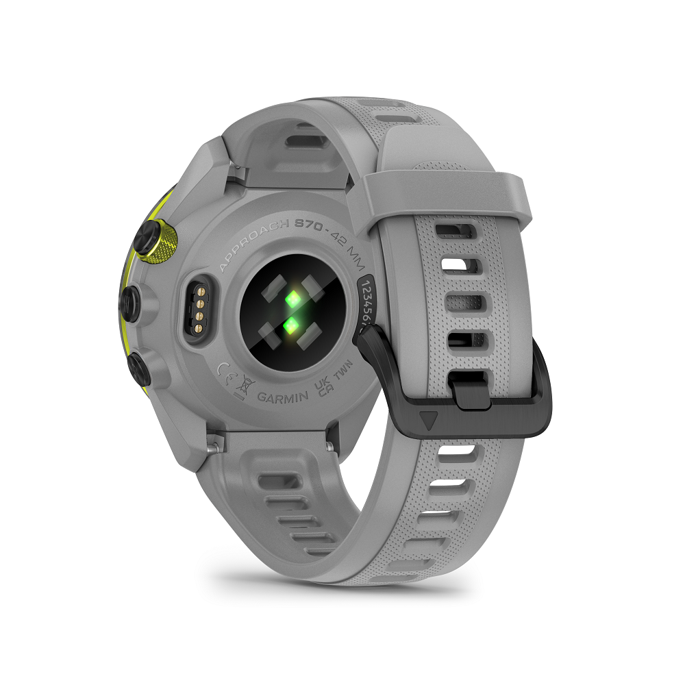 Reloj Garmin Approach S70 42mm Negro con Correa Gris 010-02746-11