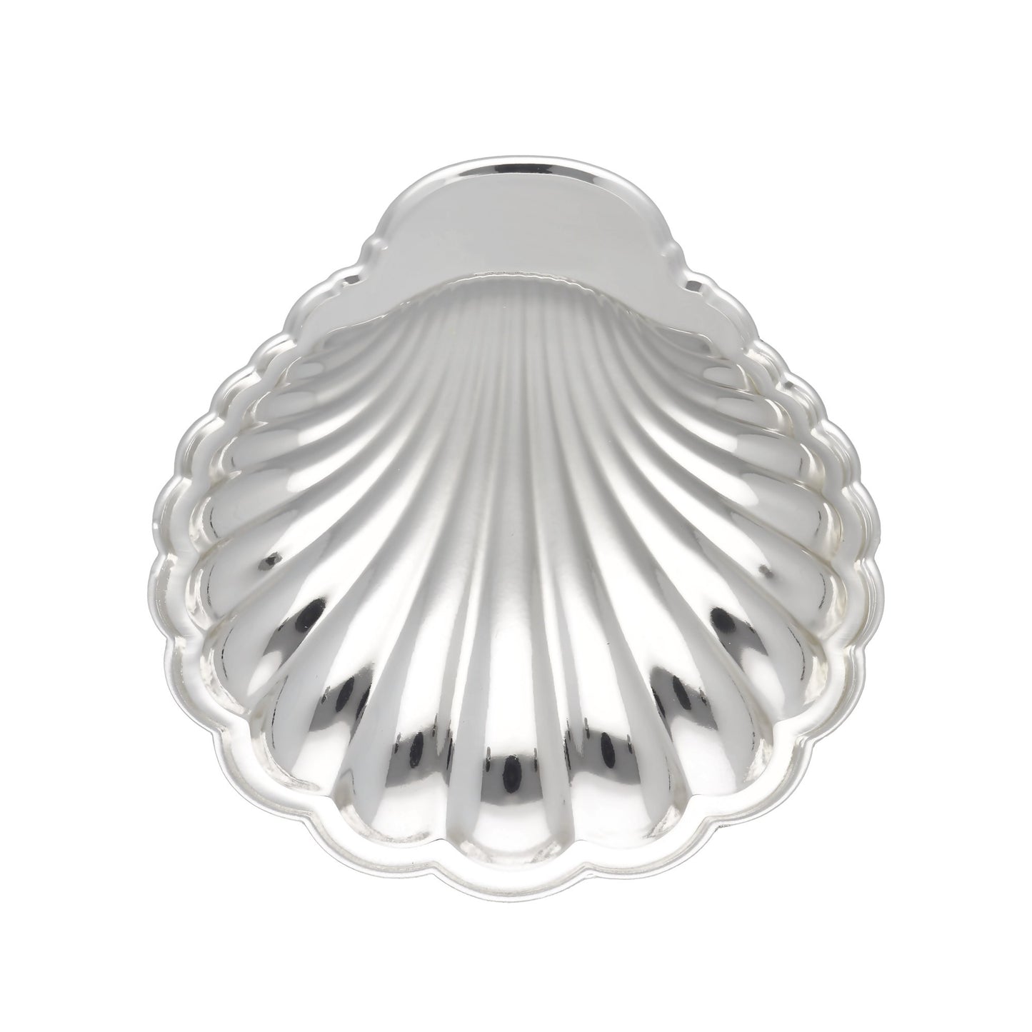 Concha de bautismo en alpaca plateada Jordán