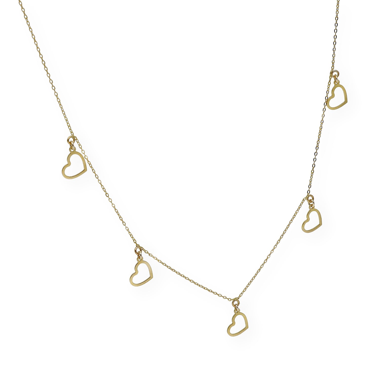 Gargantilla Love on Air en Oro 18k con Diseño de Corazones