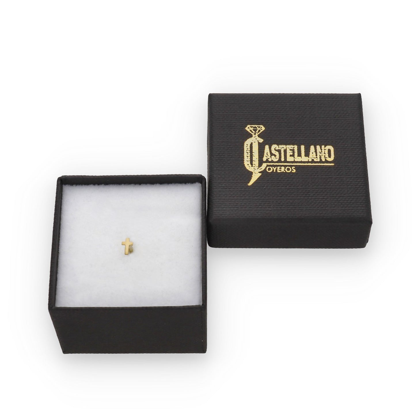 Piercing en Oro de Ley 18k de Cruz