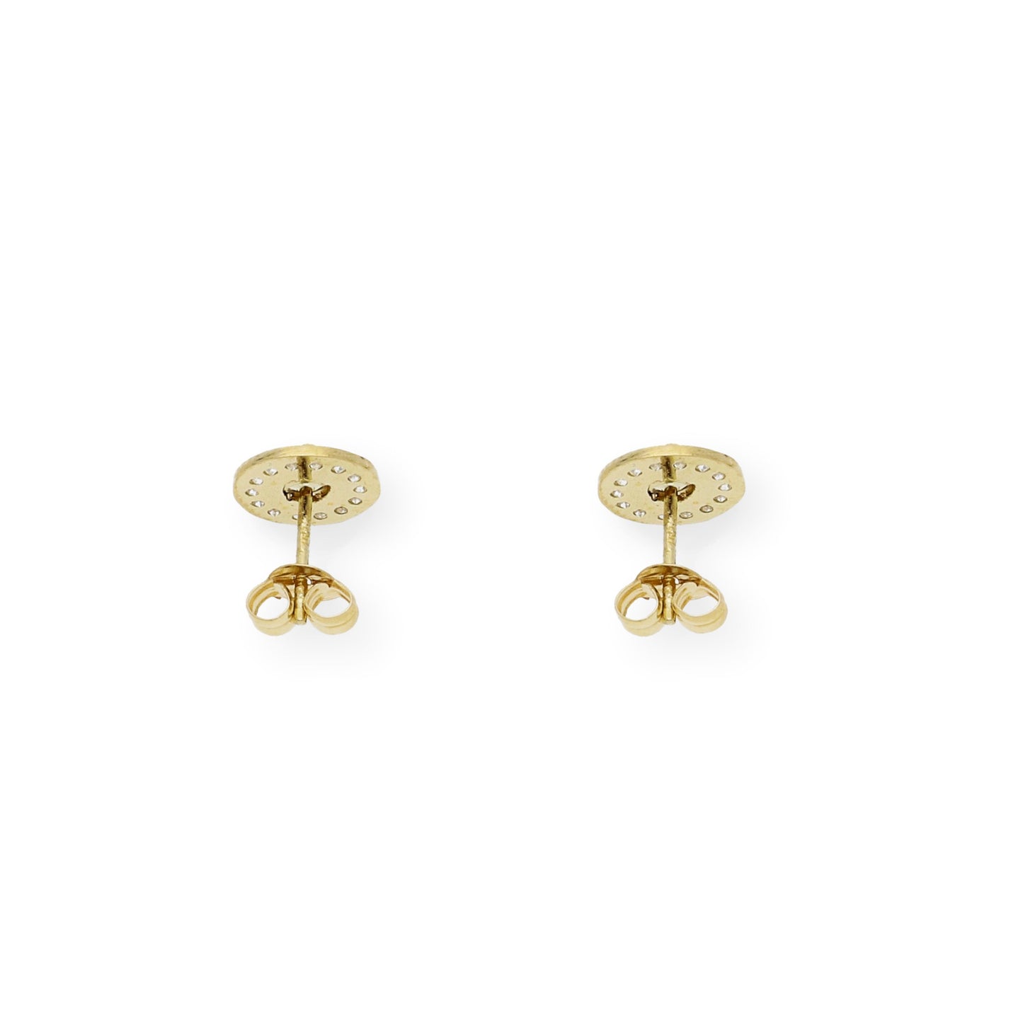 Pendientes de Oro con Diamantes y Esmeraldas