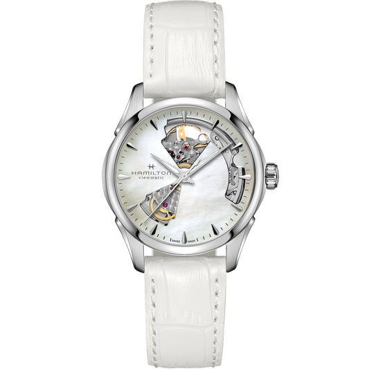 Reloj Hamilton Jazzmaster Open Heart Lady Auto H32215890