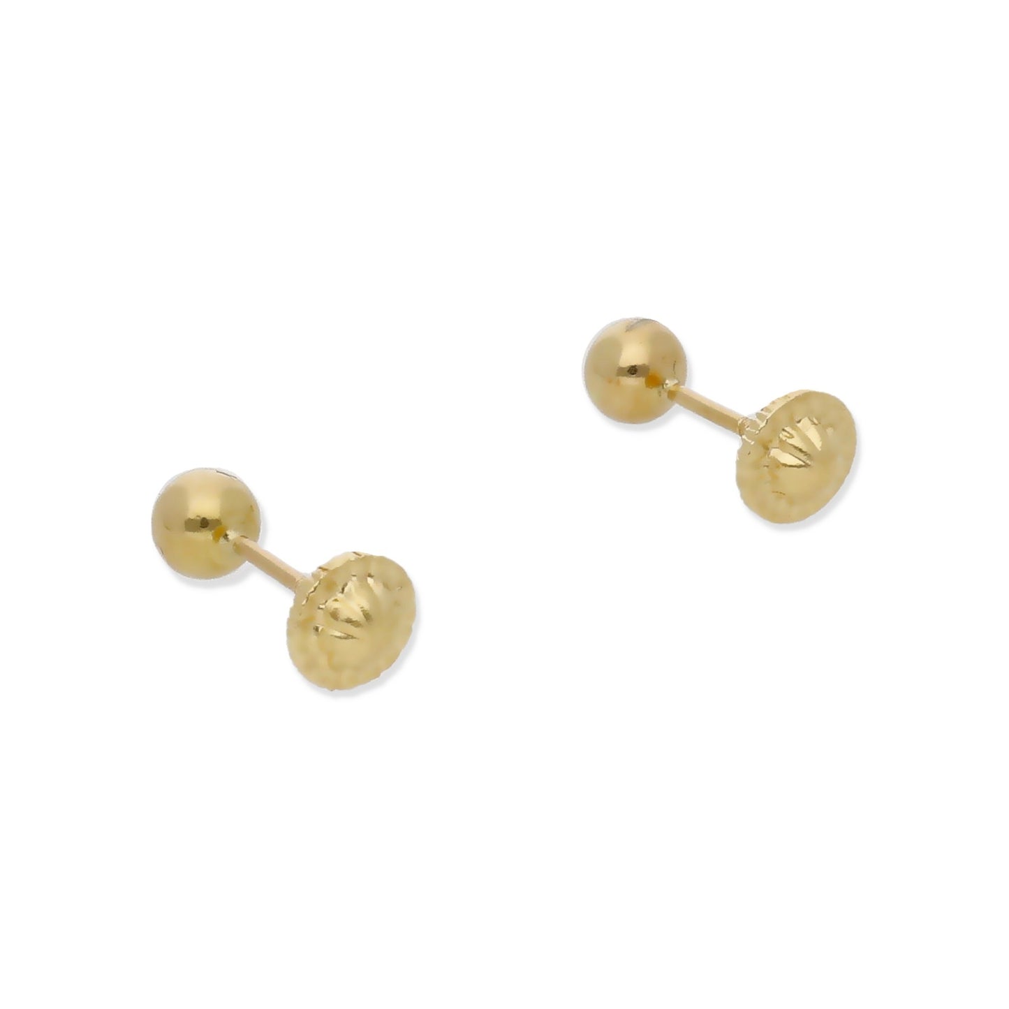 Pendientes de Bola en Oro de 3,75 mm