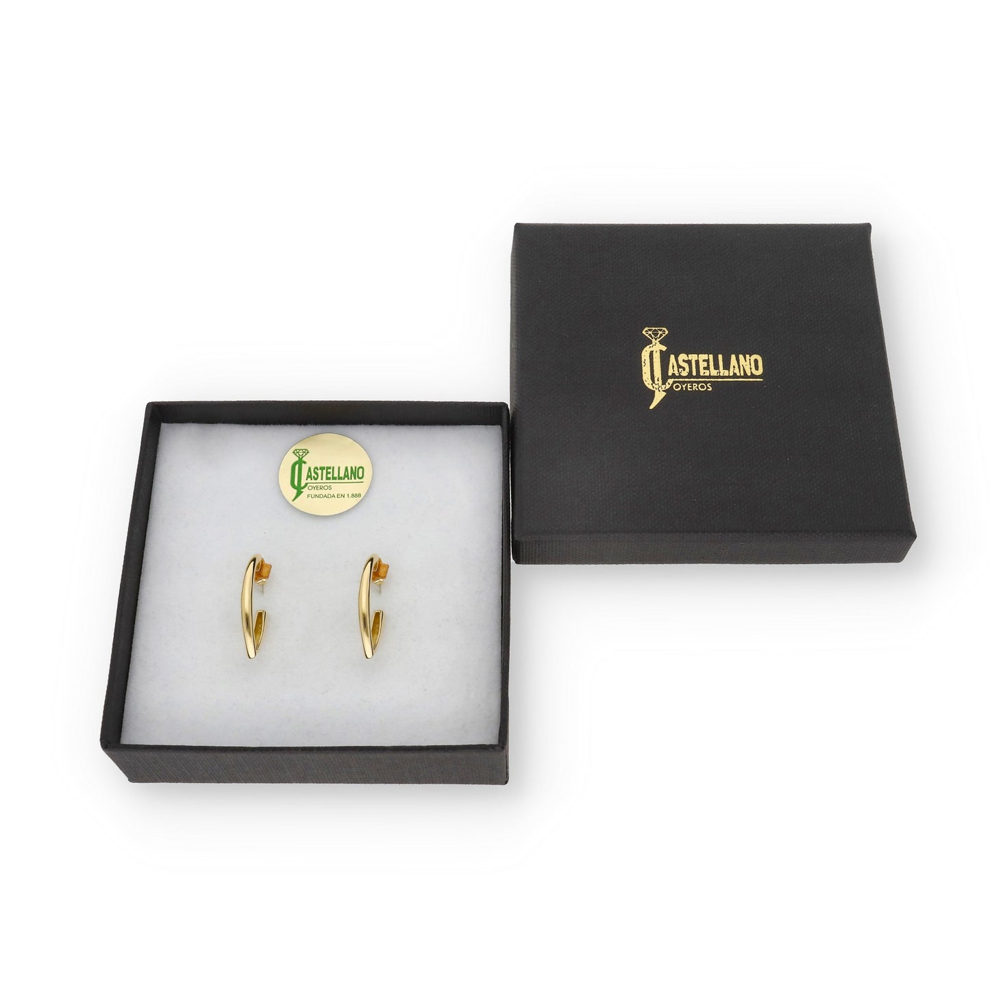 Pendientes Aro Minimalistas Modelo Dam