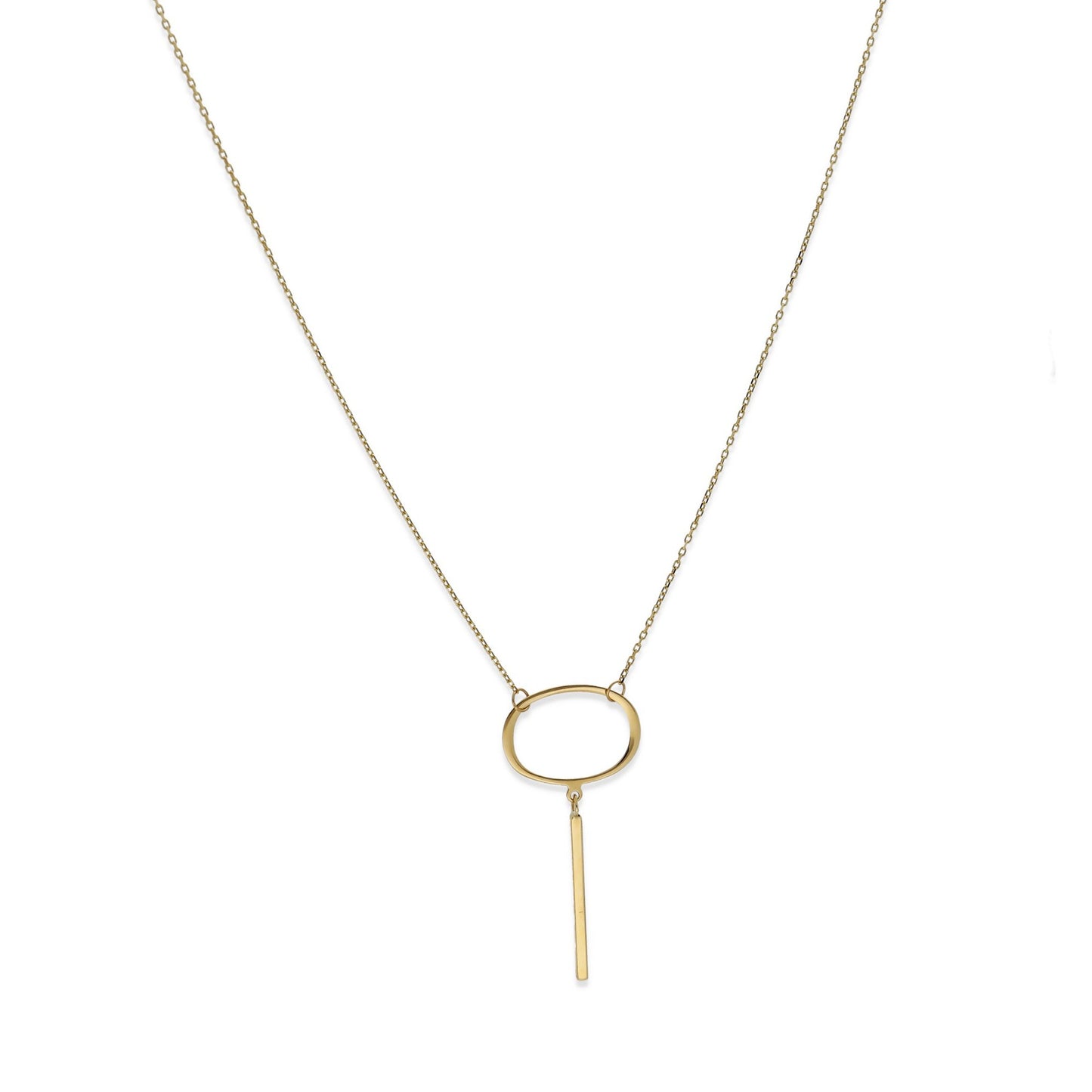 Collar Oro Modelo Yale Diseño Minimalista