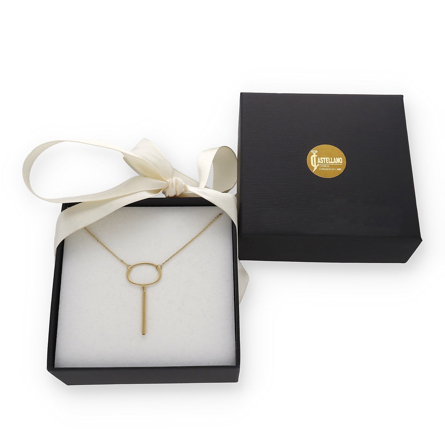 Collar Oro Modelo Yale Diseño Minimalista