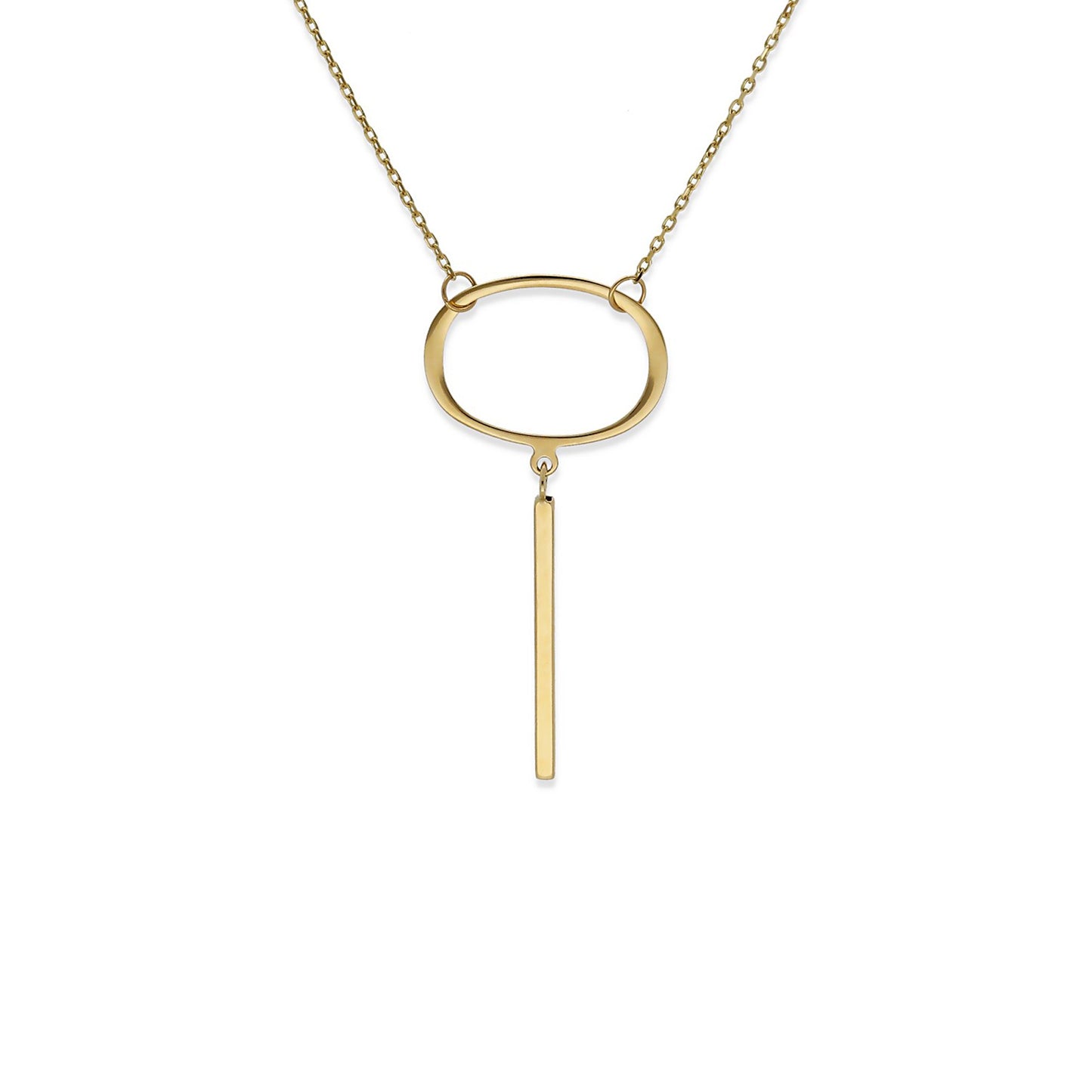 Collar Oro Modelo Yale Diseño Minimalista