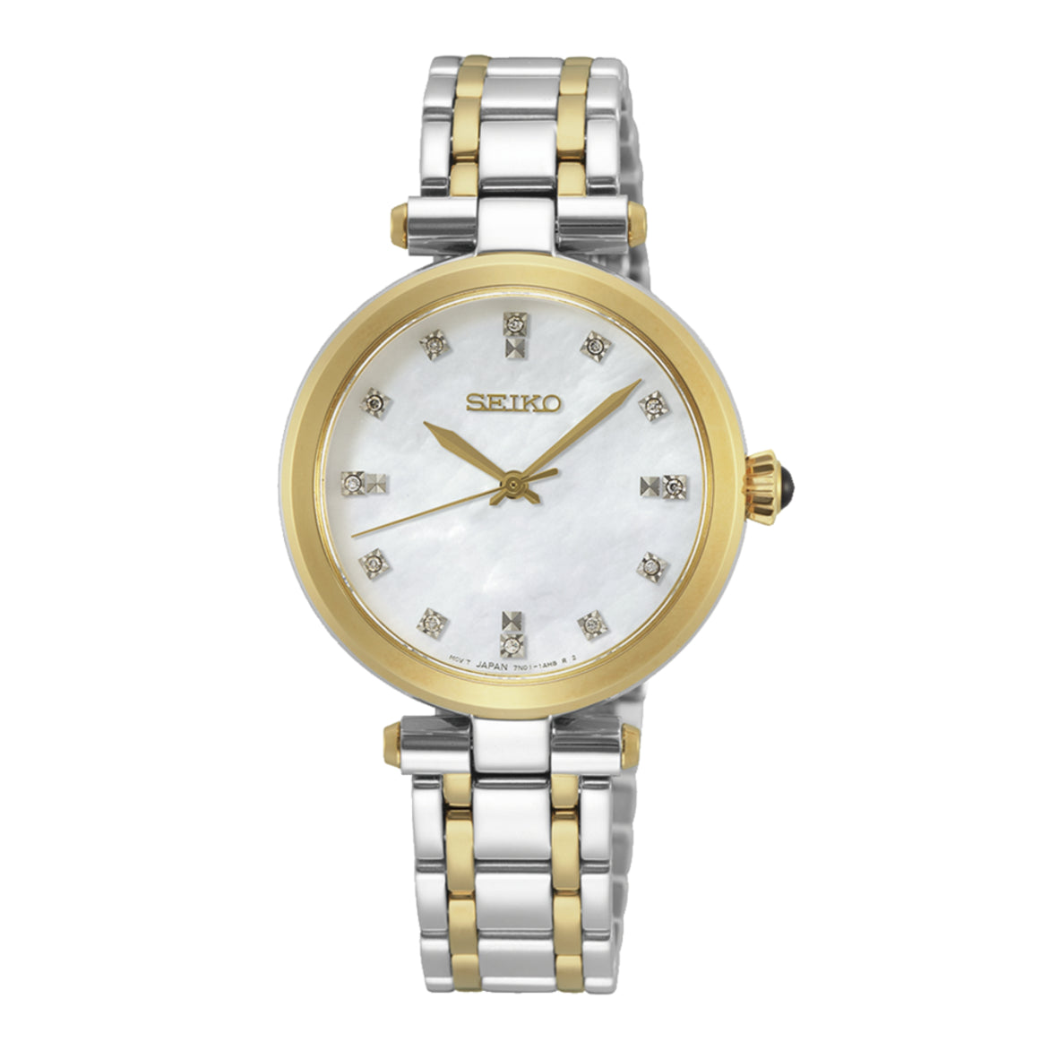 Reloj Seiko Ladies Cuarzo 12 Diamantes MOP SRZ532P1