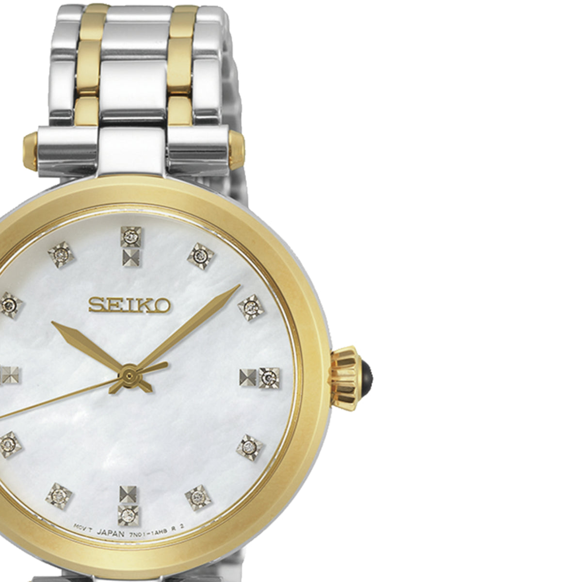 Reloj Seiko Ladies Cuarzo 12 Diamantes MOP SRZ532P1