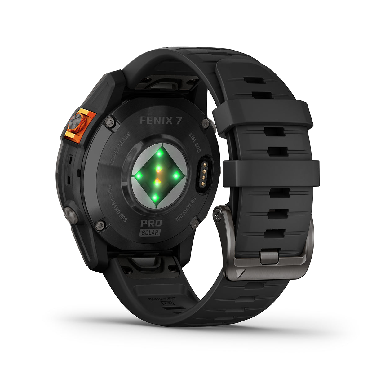 Reloj Garmin Fenix 7 PRO Solar Edition Gris con Correa Negra 010-02777-01